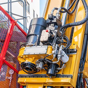 Coring drilling rig machine QMC 1800 Rottaty Head