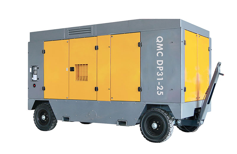 QMC Diesel air compressor mobile and stationary